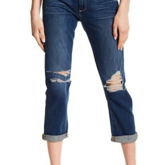 PAIGEBrigitte Distressed Boyfriend Jeans - Picture 2 of 4